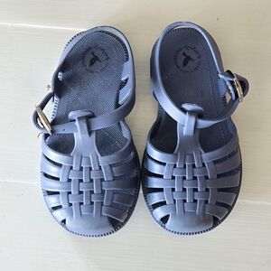Baby Dark Blue Jelly Sandals Size US 4 EU 22